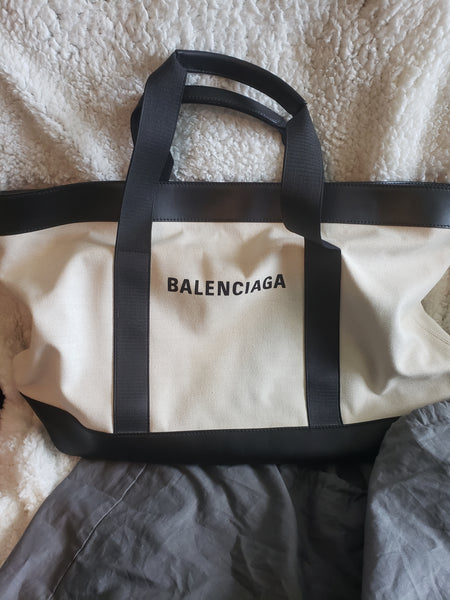 Balenciaga bag with black trim
